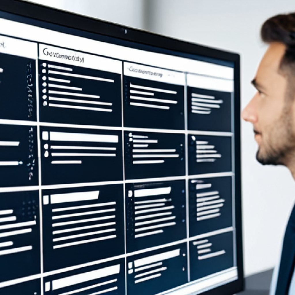 Detailed Project Checklist**

"A meticulously organized digital checklist for a consulting project, displayed on a large monitor in a brightly lit, modern office. The checklist includes tasks, deadlines, and assigned personnel. The office is clean and professional, with blurred figures of consultants working in the background. Safe for work, appropriate content, fully clothed consultants, professional environment, perfect anatomy, correct proportions, well-formed hands, proper finger count, natural body proportions, high quality."

**
