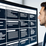 Detailed Project Checklist**

"A meticulously organized digital checklist for a consulting project, displayed on a large monitor in a brightly lit, modern office. The checklist includes tasks, deadlines, and assigned personnel. The office is clean and professional, with blurred figures of consultants working in the background. Safe for work, appropriate content, fully clothed consultants, professional environment, perfect anatomy, correct proportions, well-formed hands, proper finger count, natural body proportions, high quality."

**